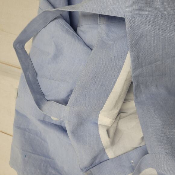 1901 blue button front tank midi dress vintage pinup - Picture 10 of 10